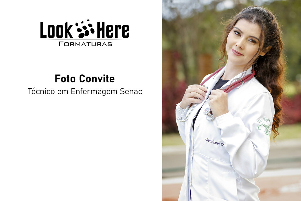 Foto Convite Técnico em Enfermagem Senac Foto Convite Técnico em Enfermagem Senac