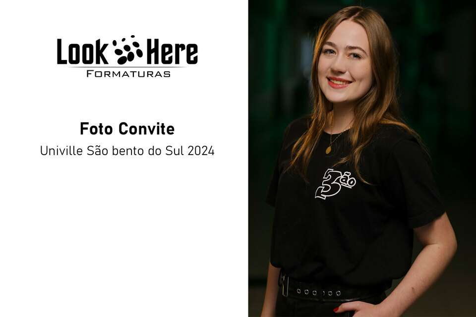 Foto Convite Terceirão Colégio Univille SBS 2024 Foto Convite Terceirão Colégio Univille SBS 2024